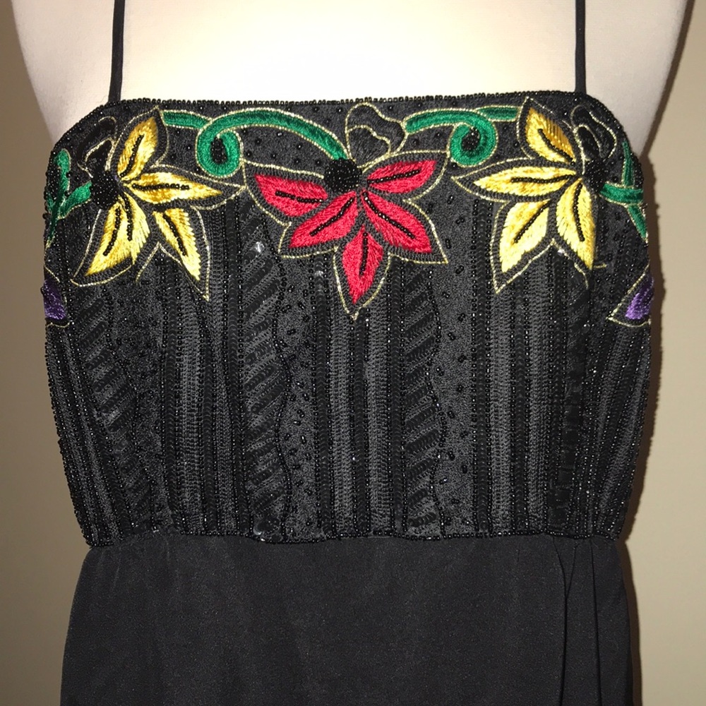 70s-80s Vintage Evening Dress🖤